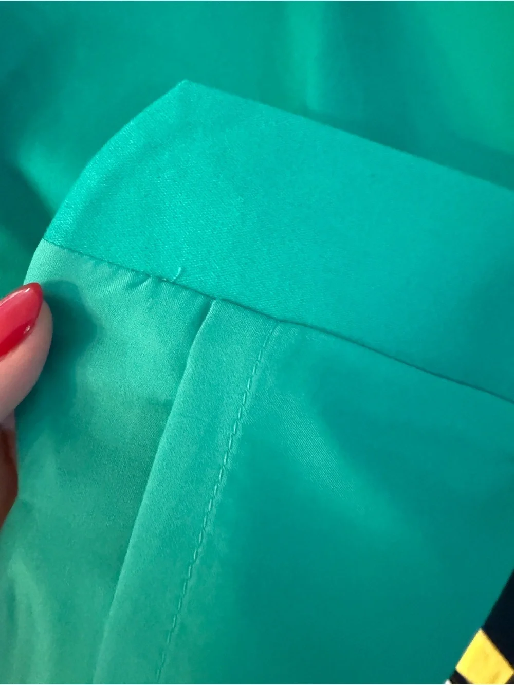 J. Crew Emerald Green Scallop Hem Pencil Skirt - Lined